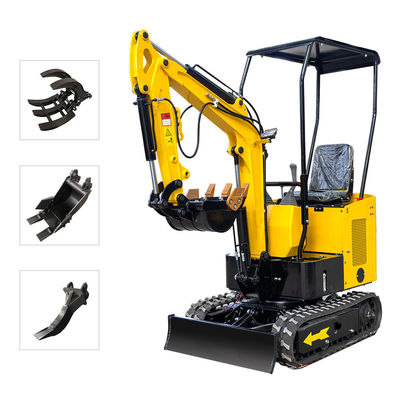 1200kg Japan Engine Crawler Mini Excavator Ba xi lanh làm mát bằng nước