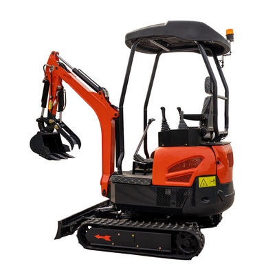 Nhãn hiệu nhập khẩu Nhật Bản Động cơ 1.8 Tone Hightop Mini Excavator Với Chassis Đường kính thiên văn