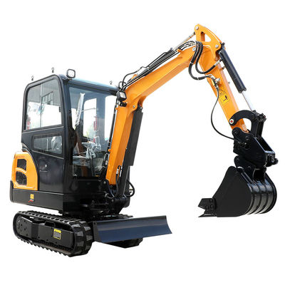 Boom Swing 2 Ton Mini Excavator Nhật Bản Động cơ Excavator nhỏ
