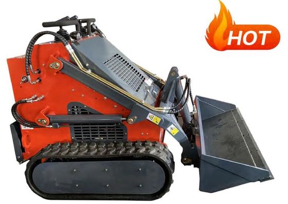 Máy xúc lật bánh xích thủy lực đầy đủ Máy xúc bánh xích mini chạy xăng Diesel