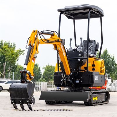 Chiều rộng rãnh 180mm Máy đào mini HT13 Hightop Bán kính quay đuôi 795mm