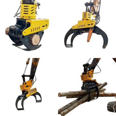 Phụ kiện máy xúc cắt gỗ Grapple Saw For Lumbering