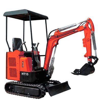 1500kg hiệu quả Mini Crawler Excavator Tốc độ quay 11rmp 0.04m3 Capacity Bucket