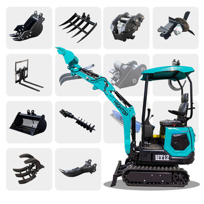 Xây dựng đất Máy đào thủy lực nhỏ chạy bằng động cơ KOOP 192F