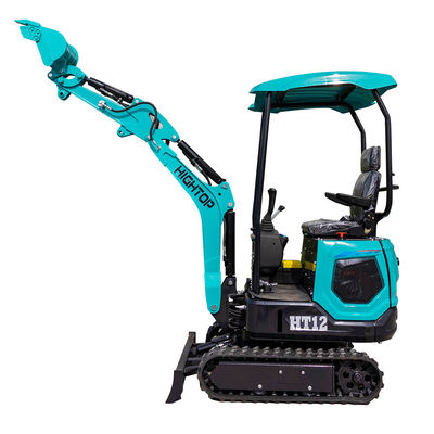 HT12 Mini Excavator với động cơ 7KW và trọng lượng hoạt động 1200kg