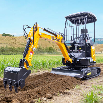 HT18C 1,8 tấn lớp Zero-Tail Swing Mini Excavator với động cơ hiệu suất cao