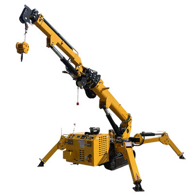 HTSC300-3 Ton Crawler Spider Crane với bán kính hoạt động tối đa 10,5m
